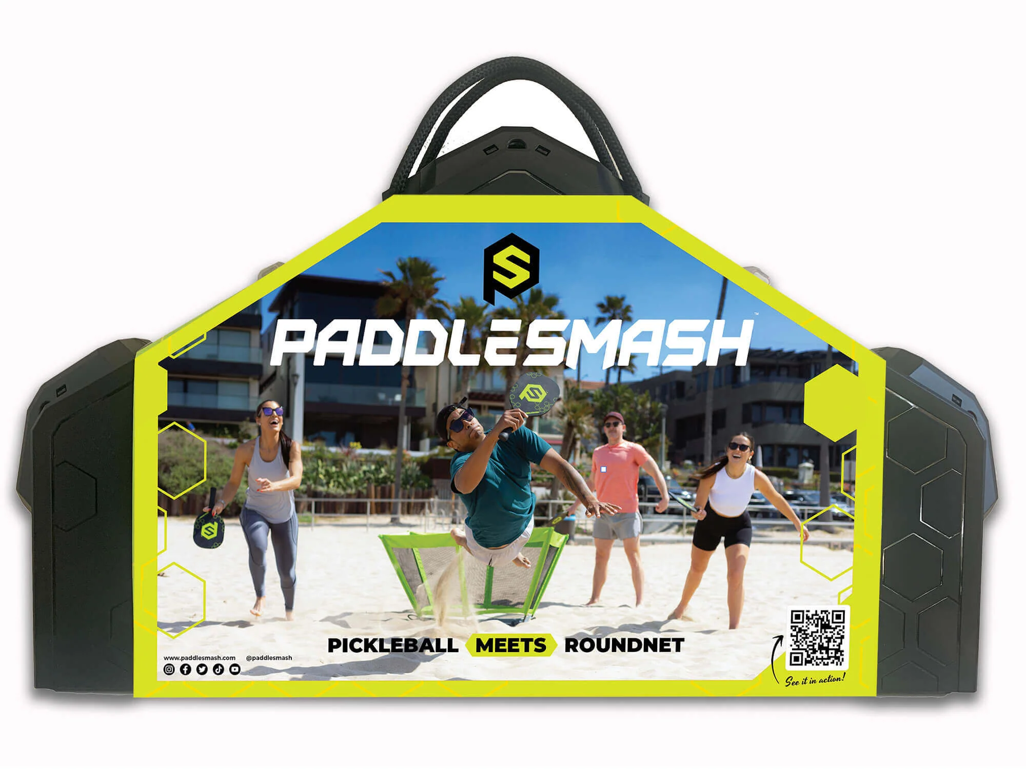 PaddleSmash komplekt pakendis eest vaates